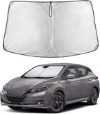 Windshield Sunshade Compatible for Nissan Leaf 2018-2023 2024 2025, Sun Visor for Front Windshield & Window Sun Shade Cover, UV Heat Blocker & Protector, Car Accessories