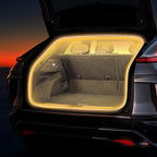 Car LED Strip Lights - Trunk Cargo Ambient Lighting, Warm Yellow 3500K, 177.16 inches Flexible Cuttable LED Light Strip, Easy Install, Waterproof, Universal Fit for Car Trunks, SUVs, and Vans