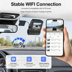 Innovative 360 View 4 Channel Dash Cam Front and Rear with External Side Cameras for Cars, GPS and 5G Band WiFi, Night Vision, 170 Wide Angle, 24H Parking Mode, Supercapacitor, Included 128GB Card
