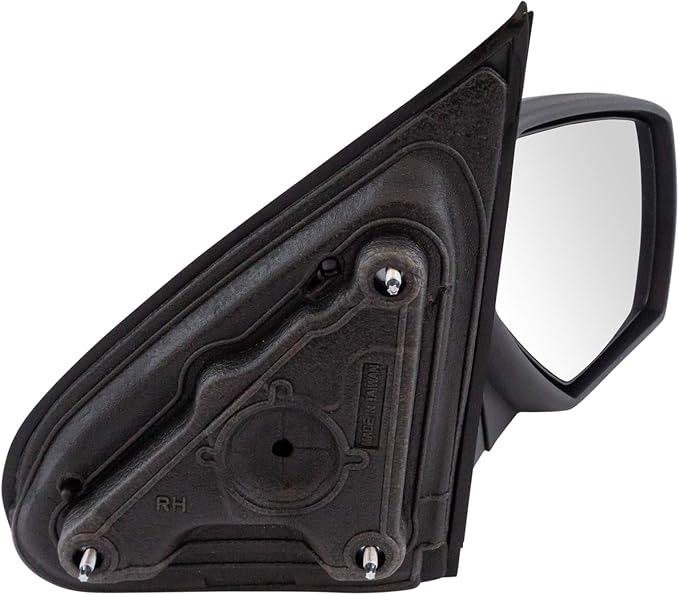 Right Mirror Manual, with Textured Black Cover Passenger Side Compatible with 14-19 Chevrolet GMC GM1321480