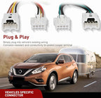 4 Pin Trailer Wiring Harness Kit 56267 Vehicle Standard 4 Way Connector Custom for 2015 2016 2017 2018 2019 2020 2021 2022 2023 2024 Nissan Murano Simple Fit Tow Hitch Harness