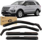 in Channel Window Deflectors for Ford Explorer 2011 2012 2013 2014 2015 2016 2017 2018 2019 Vent Window Visors,Rain Guards-4PCS