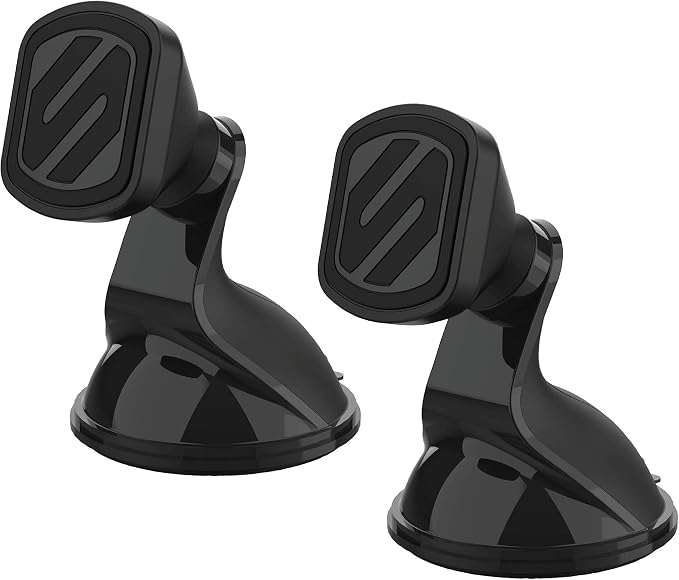 MMWSM-2PKXCES0 MagicMount Select Magnetic Car Phone Holder Mount for iPhone and Android - 2 Pack - Secure Magnetic Cell Phone Mount for Car Window or Dash - Universal 360° Adjustable Head