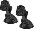 MMWSM-2PKXCES0 MagicMount Select Magnetic Car Phone Holder Mount for iPhone and Android - 2 Pack - Secure Magnetic Cell Phone Mount for Car Window or Dash - Universal 360° Adjustable Head
