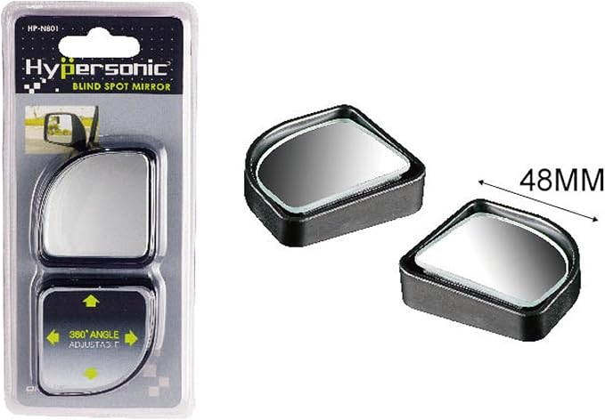 Car Rear View Mirror Car Side Mirror Auto Wide Angle Mirror Adjustable Convex Rear Blind Spot Mirrors for Cars, Trucks, SUVs, RVs and Vans
