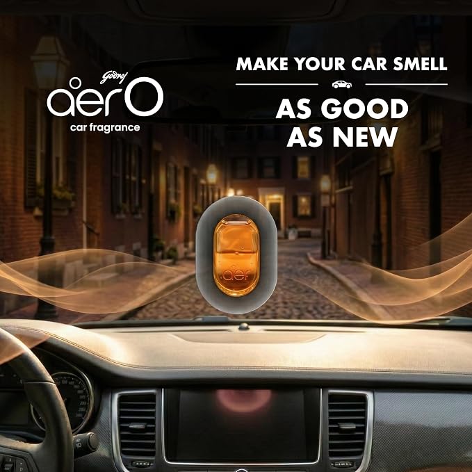 AER O Hanging Car Air Freshener Gel – Musk After Smoke, Long Lasting 30 Days, Leak-Proof Odor Neutralizer, Rear-View Mirror Car Air Freshener with Steady Freshness Technology, Pack of 4