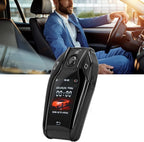 LCD Key fob LCD Key for All Cars Keyless Entry and Remote Control Universal TK800+ LCD Touch Sn Smart Key Remote Keyless Entry for All Start Stop Engine Button Red (Black)