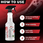 Interior Car Cleaner Detailer Spray, NeverDust® Technology, 2 x 20 oz | Repels Dust, Wipes Oil, Residue with Matte Finish for Leather, Dash, Trim & Screens, Safe on All Surfaces
