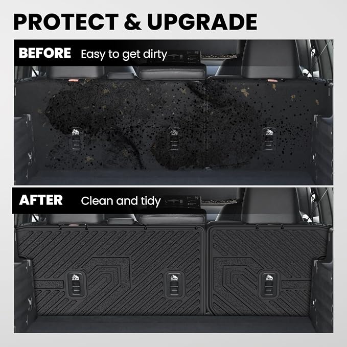 Rear Seat Back Protector for Honda Passport 2026, All Weather TPE Pet Friendly Custom Fit Passport Second Row Back Seat Cover Mat Liner Accessories, Black