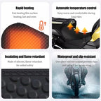 Motorcycle Heated Seat Pad for Harley Davidson Street Glide Special, Heated Seat Cushion with Temperature Control Watertight Non-Slip Cover Motorcycle Heated Gear