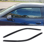 92010 Sunproof Waterproof Side Window Wind Deflector Window Visor fit for 2008-2023 Dodge Challenger, 2pcs Protective Replacements Rain Guards Set