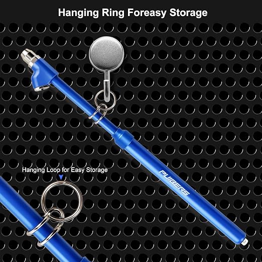 Semi Truck Tire Pressure Gauge,Dual Head Tire Gauge for Tires Pressure Range 150 PSI/10 Bar, Air Pressure Gauge with 4 Caps for Semi Truck, RV, Car, Motorcycle