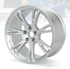 New 19x9.5" 19 Inch Premium Aluminum Alloy Wheel Rim Compatible with Model Y 2020-2023 | OEM Design, Alloy Replacement Wheel, Super Duty Car Rims Replacement - OE Stock Specs, Silver