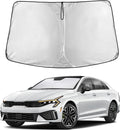 Windshield Sunshade Compatible for Kia K5 2021-2024 2025 2026, Sun Visor for Front Windshield & Window Sun Shade Cover, UV Heat Blocker & Protector, Car Accessories