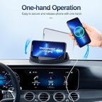 2 Pack Car Phone Holder Mount, [Horizontal 360° Rotatable] Silicone Phone Mount for Car Dashboard, Hands Free Cell Phone Holder Compatible with iPhone 16 15 14 13 12 Pro Max