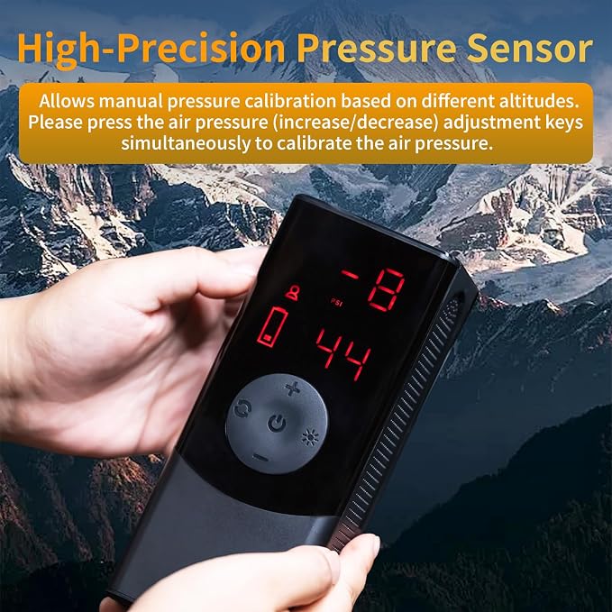 Tire Inflator Portable Air Compressor, Brighter LED Light & Auto-Shut Off, Dual Power 9000mAh Faster Tire Inflator, 150PSI Cordless Air Pump,for Car Tires, Motorcycle, Bicycle, Ball