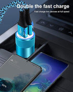 Cigarette Lighter Adapter, USB Car Charger Fast Charging Dual-Port Cargador | Car Phone Charger for iPhone 17e 17 16 15 14 13 12 SE 11Pro Max X XR XS Max Plus, Samsung Galaxy S25 S24 S23 S22 S21 S26 A17