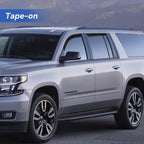 Window Visors Rain Guards Shield for 2015-2020 Chevy Tahoe/GMC Yukon(Not for XL or Denali), Out-Channel Window Wind Deflectors Vent Rain Visors Shades for 15-20 Cadillac Escalade(Not for ESV)