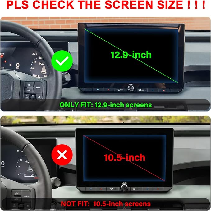 MagSafe Dual-End Car Phone Holder for Toyota RAV4 2026 Accessories | 12.9-Inch Screen Fixed Clip, 2026 RAV4 Cell Phone Holder, 360° Hands-Free Strong Magnetic Phone Mount, Not Block Air Vent