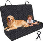 JSTHT Dog Seat Cover, 100% Waterproof Bench Seat Cover Protector Scratch Proof Nonslip Durable Soft Pet Back Seat Covers for Cars Trucks & SUV