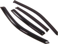 WD2-016 Dark Smoke 4 Pcs Set Window Visor (Outside Mount) Deflector Rain Guard Compatible with 1997-2005 Buick Park Avenue