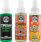 AIR_301_04 New Car/Leather/Signature Scent Sample Kit, Great for Cars, Trucks, SUVs, RVs, Home, Office & More (4 fl oz - 3 Items)