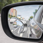 4 Pcs Blind Spot Mirrors 360 Degree 2 Inch Car Rear View Adjustable Wide View Angle Silver Round Glass Convex Mirrors Adjustable with Frame for Car SUV Truck Accessories