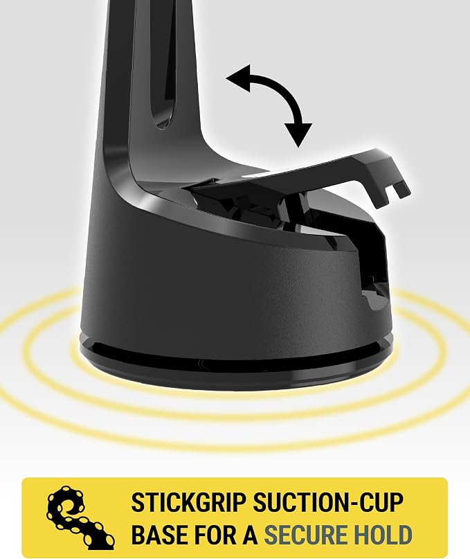 MPQ6 Magnetic Phone Holder for Car Dashboard/Windshield, 15W Wireless Fast Car Charger Stand, Hands Free Cell Phone Mount Compatible with iPhone 17/16/15/14/13/12 Series & MagSafe Case