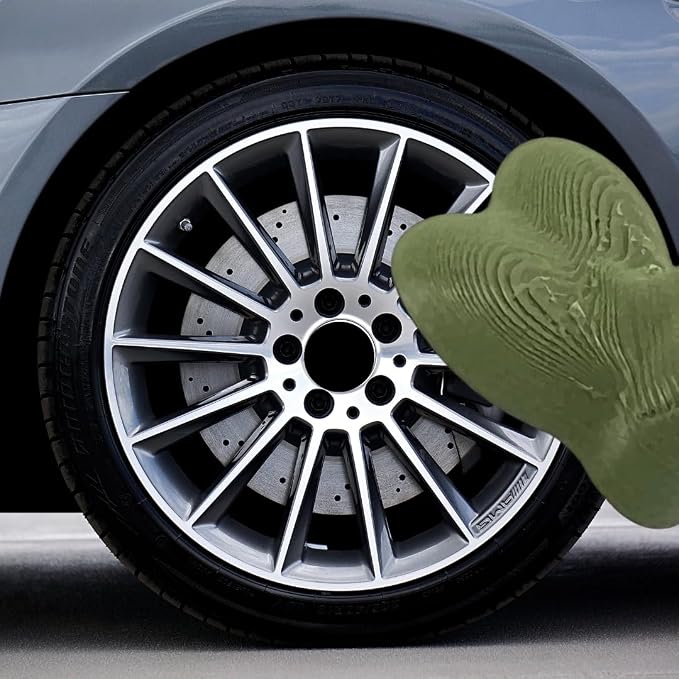 Prank Glow in The Dark Valve Stem Caps Prank, Glow in The Dark Car Tire Caps, Little Buddy Valve Cap, Glowing Tire Valve Cap, Luminous Tire Valve Stem 4 Pack (Army Green)