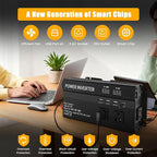 1200W Power Inverter, 12v to 110V AC Car Inverter with Fast Charging 2.4A USB and 3 AC Outlets Ideal for Road Trips, Camping, RV, Truck, Solar, and Vehicle Power Needs
