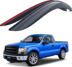 Goodyear Shatterproof Window Deflectors for Ford F150 2009-2014 Regular Cab, Tape-on Rain Guards, Window Visors, Vent Deflector, Vent Visor, Truck Accessories, 2 pcs - GY008940