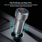 5 Pack USB C Car Charger, 36W Dual USB Car Adapter Fast Charge PD&QC 3.0 Cigarette Lighter USB Charger Compatible iPhone 15 14 13 12 11 Pro Max SE,iPad,Samung S24/S21/S20, Pixel(Grey)