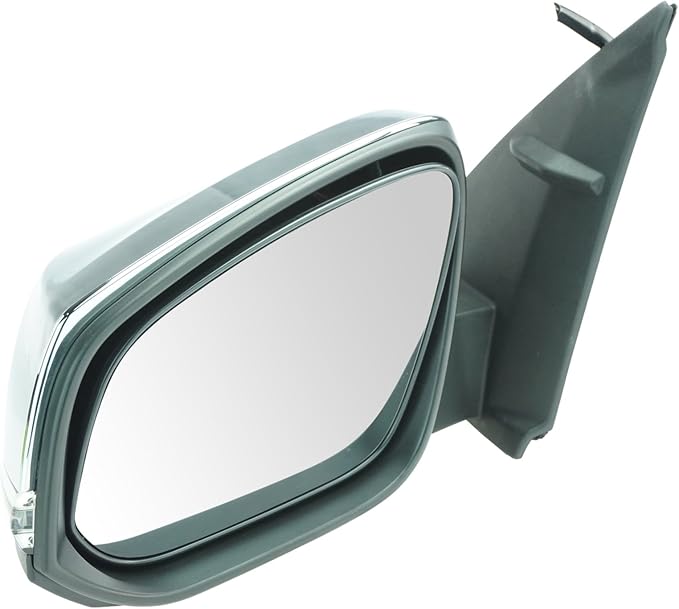 2 Piece Driver and Passenger Side Mirror Assembly Set Electric Adjustment Heated No Memory Chrome Compatible with 2016-2023 Toyota Tacoma With Turn Signal TO1320349 TO1320353 TO1321349 TO1321353