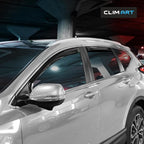 in-Channel Incredibly Durable Rain Guards for Honda CR-V (CRV) 2017-2022, Original Window Deflectors, Vent Deflector, Vent Window Visors, Dark Smoke Car Accessories, 4 pcs - 617450
