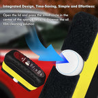 Automotive Oil Film Cleaning Brush, Car Glass Oil Film Cleaner, Anti-Rain Fog Car Glass Cleaner, Car Windshield Cleaner for Improved Clarity and Visibility