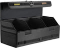 Car Trunk Organizer for SUV and Sedan, Tactical‑Black, 29.5 in | Tactical & Aerospace Oxford, Extra‑Large, Hinged Lid, Collapsible & Adjustable, Water‑Resist & Dust‑Proof