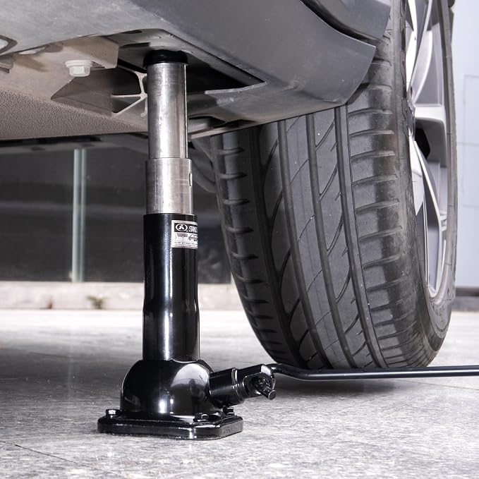 Car Jack 2 Ton Screw Jack and Jack Stand in One, 4000 lb Capacity, Off-Road/Overlanding Use (7.08" - 15.35") tire Jack fit Ford F150 Chevy Silverado Doge Ram Toyota Land Cruiser Prado (107B)