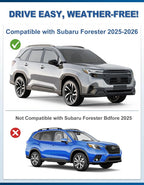 in-Channel Window Rain Guards Compatible for 2025-2026 Subaru Forester, Extra Durable Rain Guards Visors Vent Visors Window Deflector Vent Shades Car Accessories -4 pcs