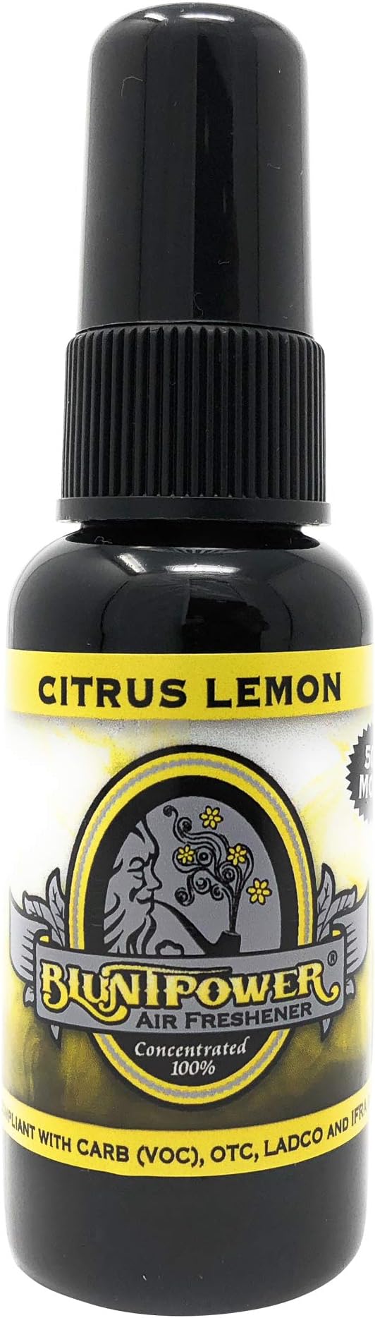 (Citrus Lemon, 1 Pack) Concentrated Air Freshener for Room and Car Spray - Oil-Based Diffuser Spray Bottle - Long-Lasting Bathroom Spray, Car Freshener, & Odor Eliminator Spray