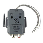 LOC80 Line Output Converter - 2 Channel High/Low RCA Converter Car Audio - Ideal for Subwoofer Amp - Line Level Converter for Car Stereo Amplifier - Easy Installation - Quality Sound