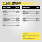 GM9505CS Complete Single DIN Stereo Installation Kit for Select Non-Amplified 1995-05 GM Full Size Trucks and SUV's - No Steering Wheel Remote - See Fit Guide in Images to Verify Your Vehicle