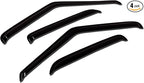 WV-646 Outside Mount Window Visor Deflector Rain Guard Dark Smoke 4-pc Set, Compatible with 2011-2016 Kia Sportage