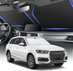 300T Universal Car Windshield Sun Shade, Foldable Reflective for Windshield & Window Shades with Overlapping Design, Car Interior Accessories (55" L x 26.7" W)