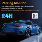 4 Channel 1080P Dash Cam Front Rear Left Right, 170° Wide Angle Car Camera with 5GHz WiFi App Control, Super Night Vision, 24H Parking Monitor, G-Sensor, Loop Recording, 64GB SD Card Included