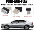 4 PCS USB LED Car Interior Atmosphere Lamp, Portable Mini LED Night Light, Plug-in USB Interface Trunk Ambient Lighting Kit, Universal Interior Car Accessories (Ice Blue)