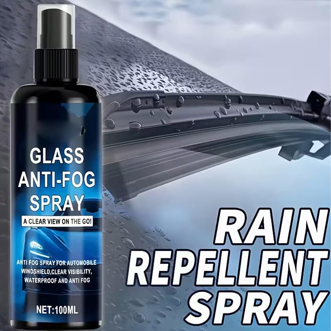 Anti Fog Defogging Sprayed for Car Windshield and Helmet Clear Enhancement Long Lasting Formulas Prevents Fog Accumulation Car Glass Anti Fog