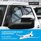 in-Channel Incredibly Durable Rain Guards Compatible with Toyota Tundra 2022-2026 CrewMax, Original Window Deflectors, Vent Window Visors, Vent Deflector, 4 pcs. - 619019