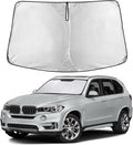 Windshield Sunshade Compatible for BMW X5 2019-2024 2025 2026, Sun Visor for Front Windshield & Window Sun Shade Cover, UV Heat Blocker & Protector, Car Accessories
