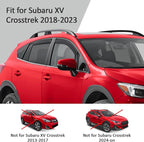 Voron Glass in-Channel Extra Durable Rain Guards for Subaru XV Crosstrek 2018-2023/Subaru Impreza 2017-2023 Hatchback, Window Deflectors, Vent Window Visors, 4 Pieces - 200477