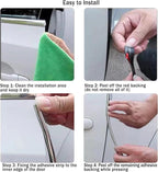 Car Door Edge Guards, White U Channel Rubber Trim Protector for Cars & Trucks, Anti-Scratch Door Edge Guard – 5Ft Length